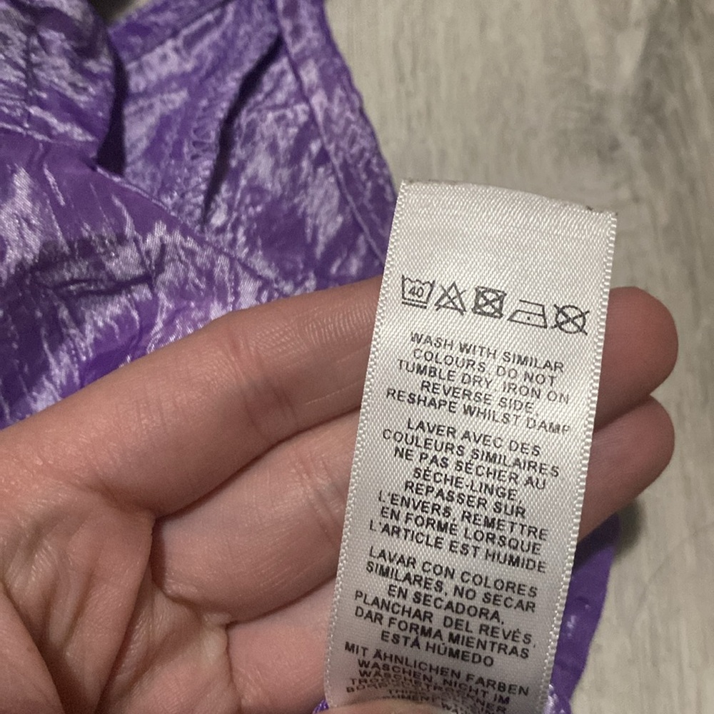 ASOS Taffetta Ruffle Crop Top - Picture 13 of 13